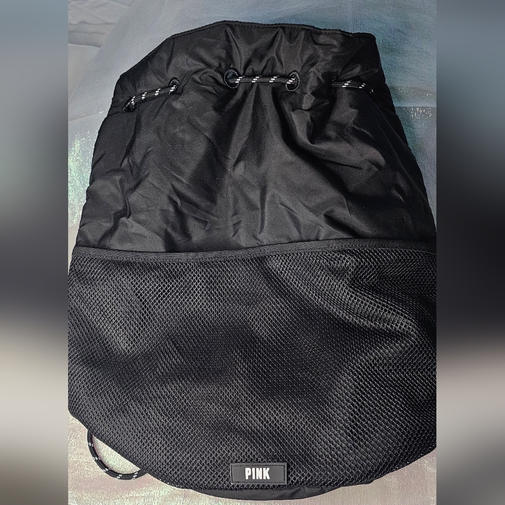 PINK Victoria's Secret Black MeseBag